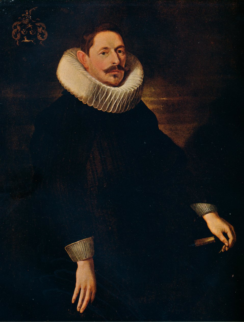 Portrét Alexandra Triesta, Baro Dauweghem, c1630 od Anthony van Dyck