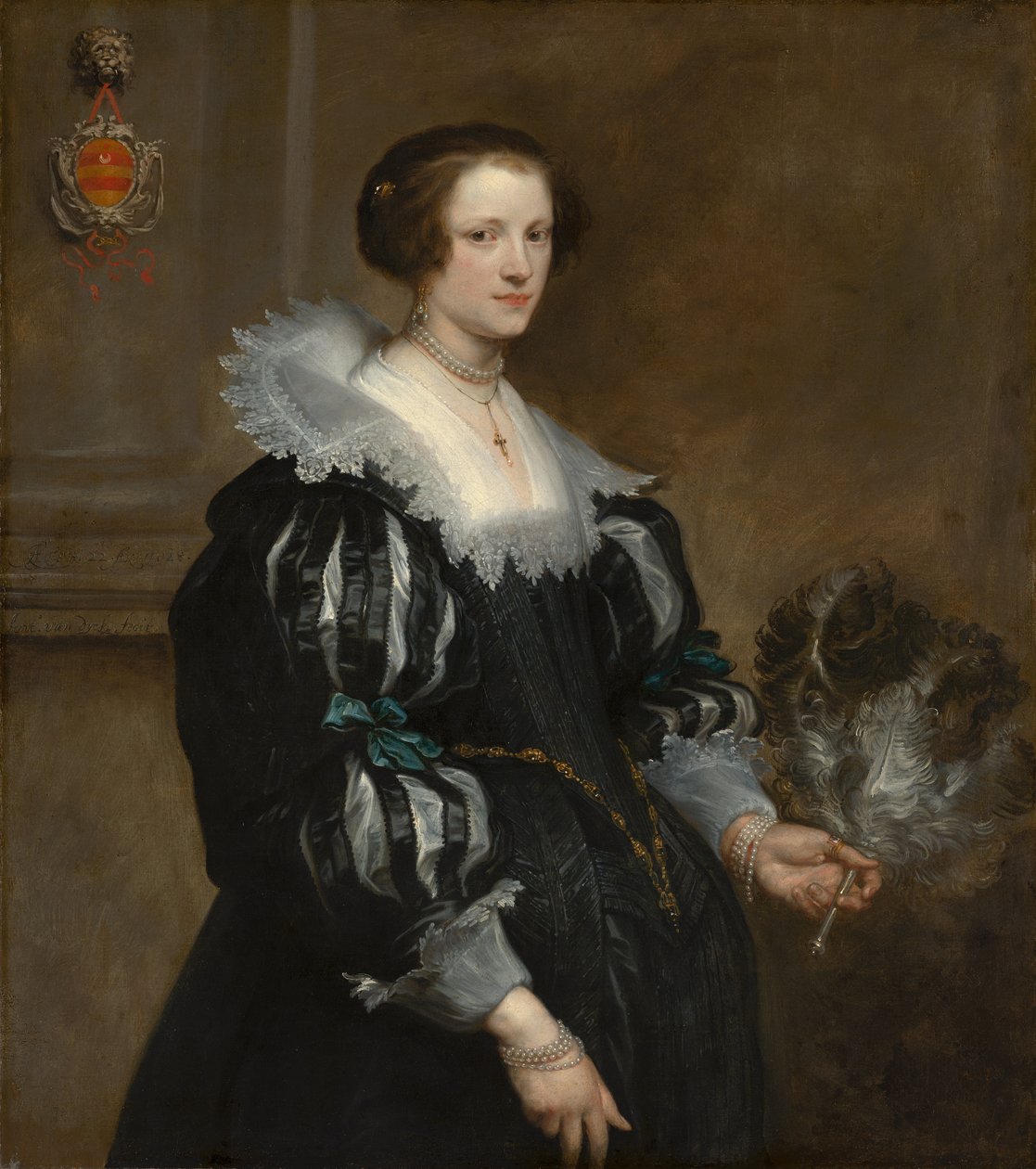Portrét Anny Wakeové, 1628 od Anthony van Dyck