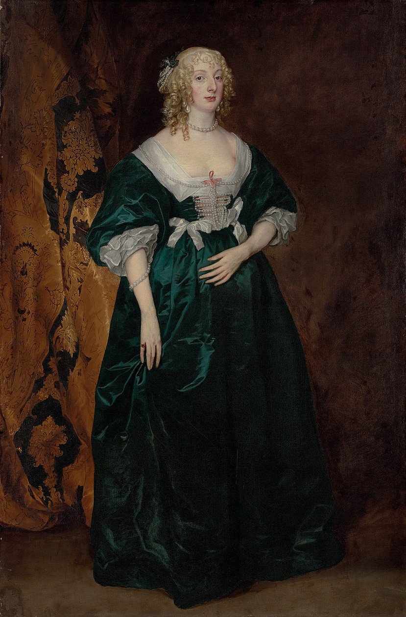 Portrét Anny Sofie Herbertové, hraběnky z Carnarvonu (-1695) od Anthony van Dyck