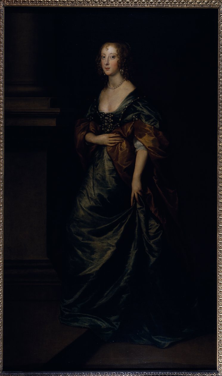 Portrét Elizabeth Cecil, hraběnky z Devonshire, kolem roku 1639 (olej na plátně) od Anthony van Dyck