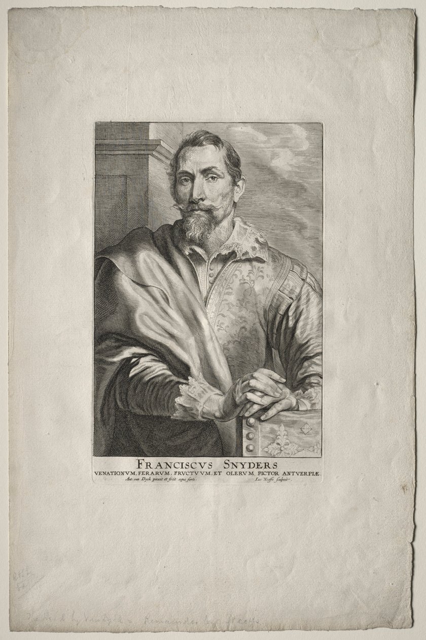 Portrét Franse Snyderse. od Anthony van Dyck