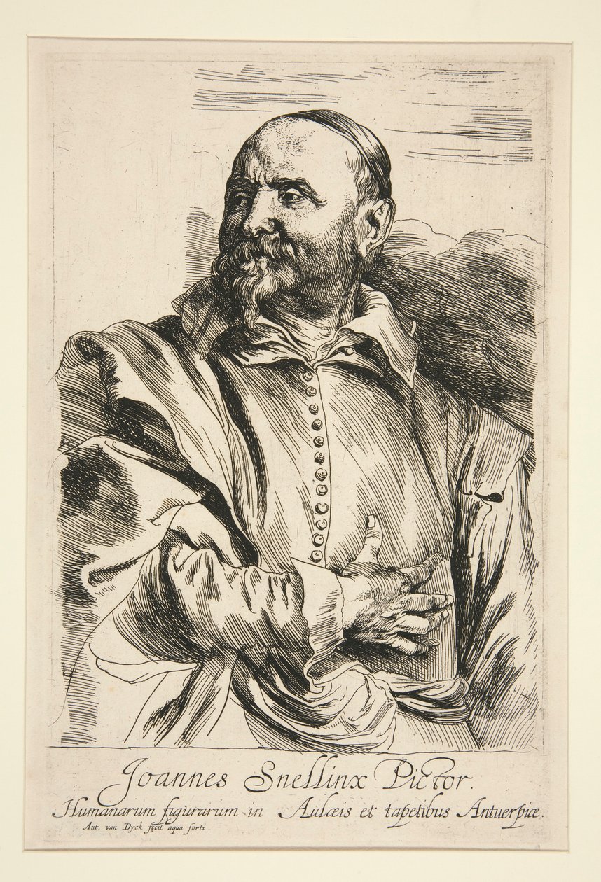 Portrét Jana Snellinxe od Anthony van Dyck