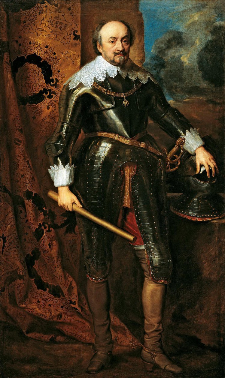 Portrét Jana VIII z Nassau-Siegen 1583-1638, 1617. od Anthony van Dyck