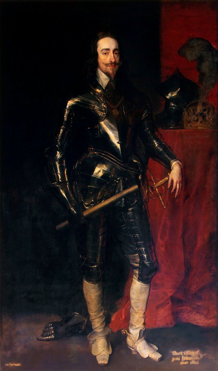 Portrét krále Karla I. Anglie, Skotska a Irska 1600-1649, 1638. od Anthony van Dyck