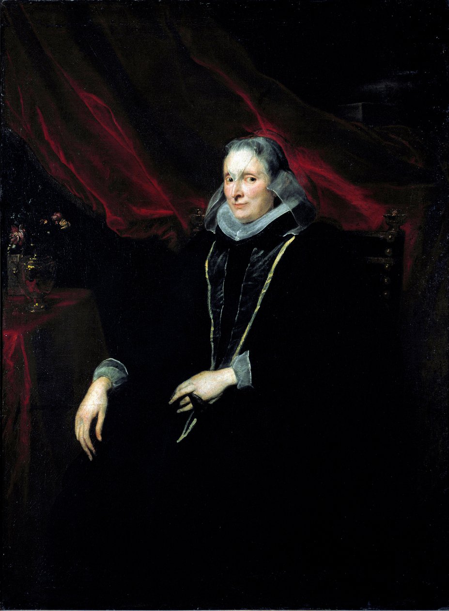 Portrét Luigia Cattanea Gentile Malba od Antonie Van Dycka (1599-1641) 1621 kolem ne. 147x112 cm Štrasburk, Musee des Beaux Arts od Anthony van Dyck