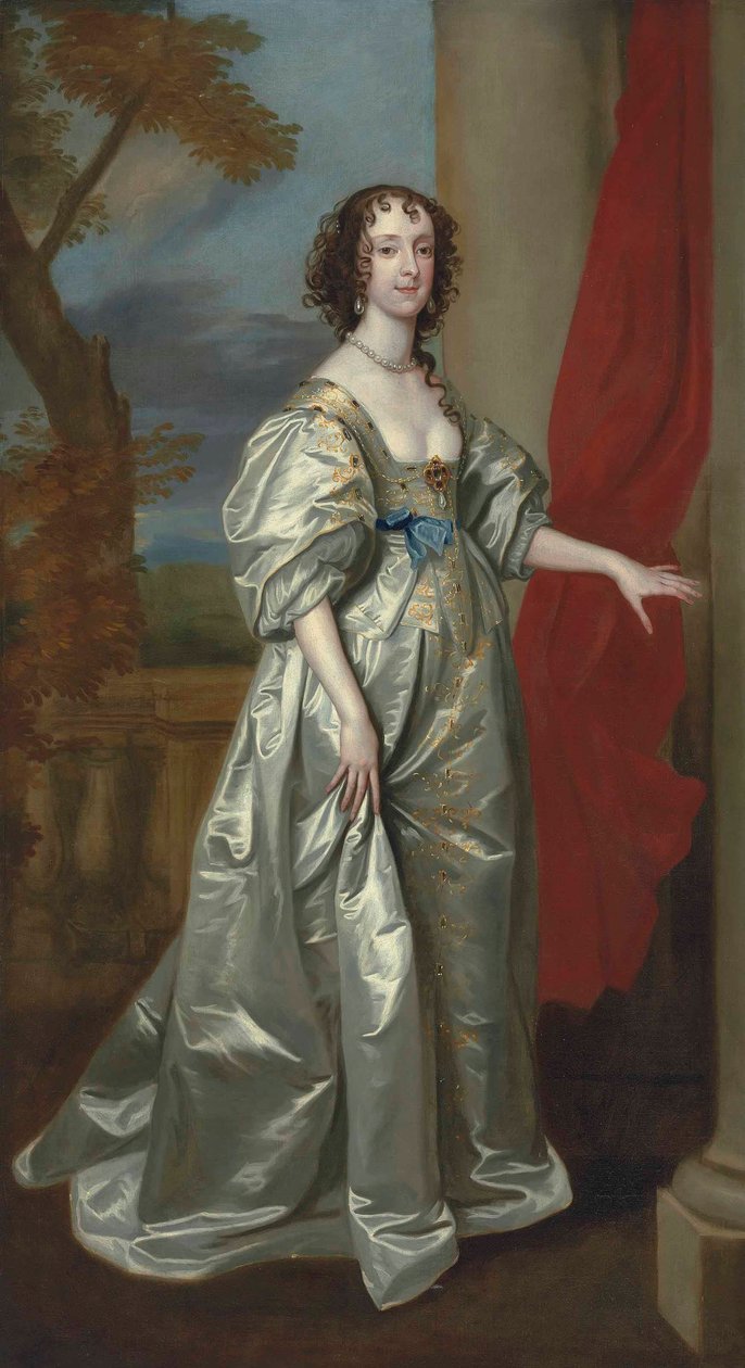 Portrét Margaret Smithové, paní Thomas Carey, později lady Edward Herbert (1606-1678) od Anthony van Dyck