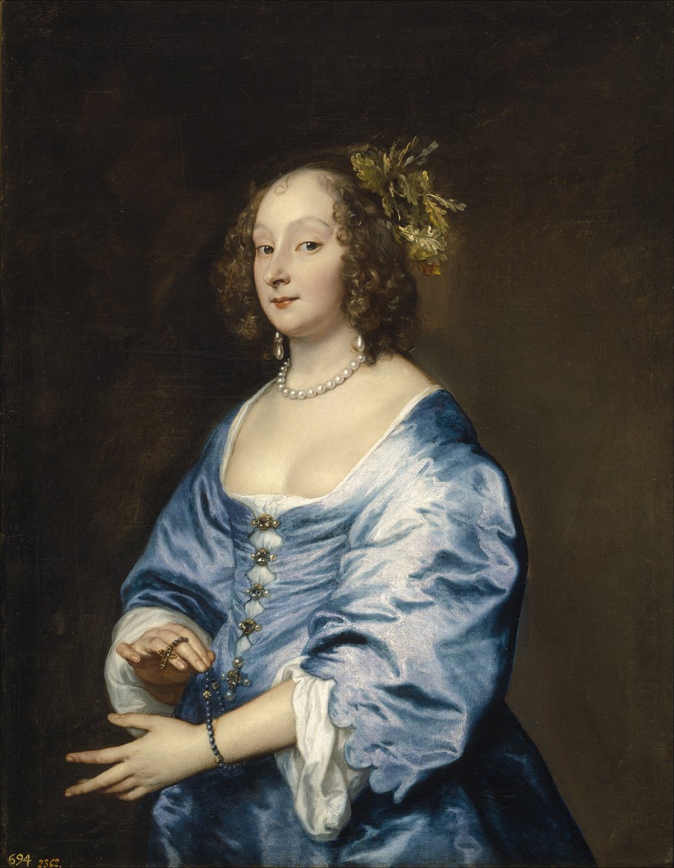 Portrét Mary rozené Ruthven, Lady van Dyck od Anthony van Dyck