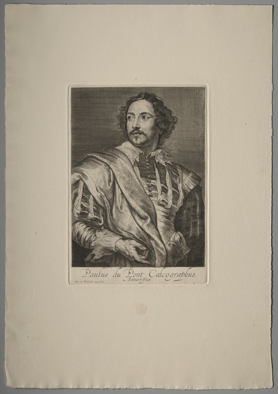 Portrét Paula du Pont od Anthony van Dyck