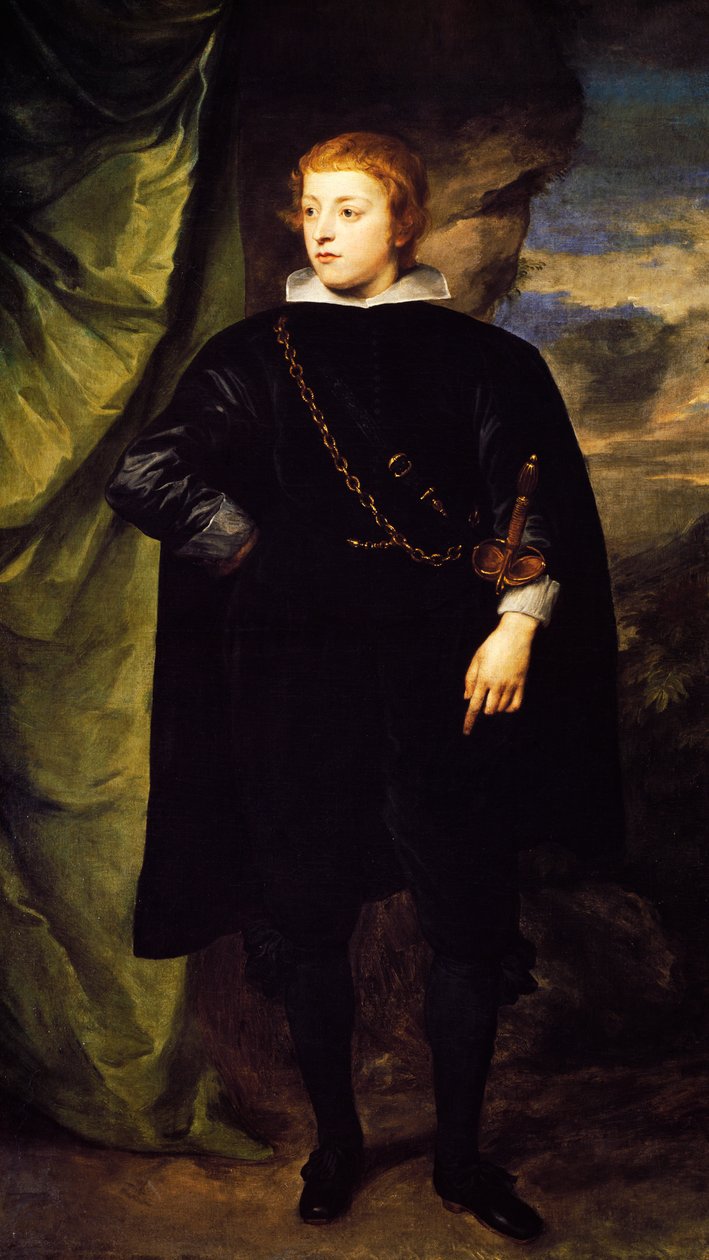 Portrét prince Charlese Louise Falckého (Mannheim 1617-1680), obraz od Anthonyho van Dycka (1599-1641) od Anthony van Dyck