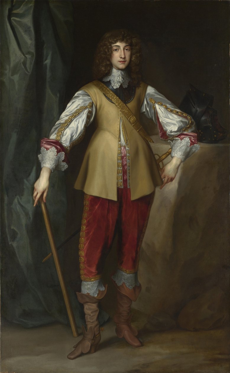 Portrét prince Ruperta Rýnského 1619-1682, vévody z Cumberlandu, cca 1637 od Anthony van, Dyck