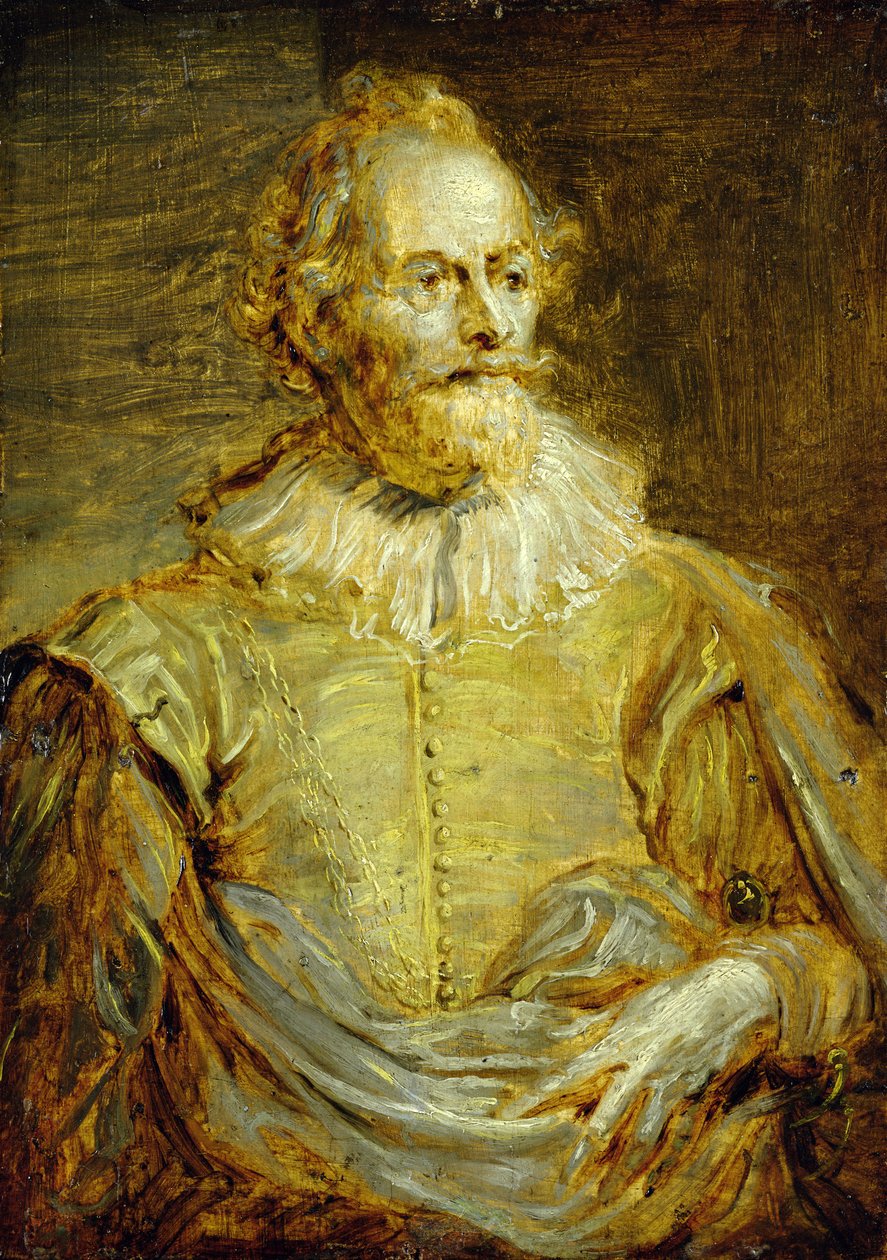 Portrét senátora Pauluse Halmaliuse (olej na dubovém panelu) od Anthony van Dyck