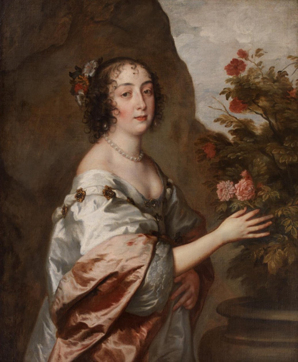 Portrét dámy od Anthony van Dyck
