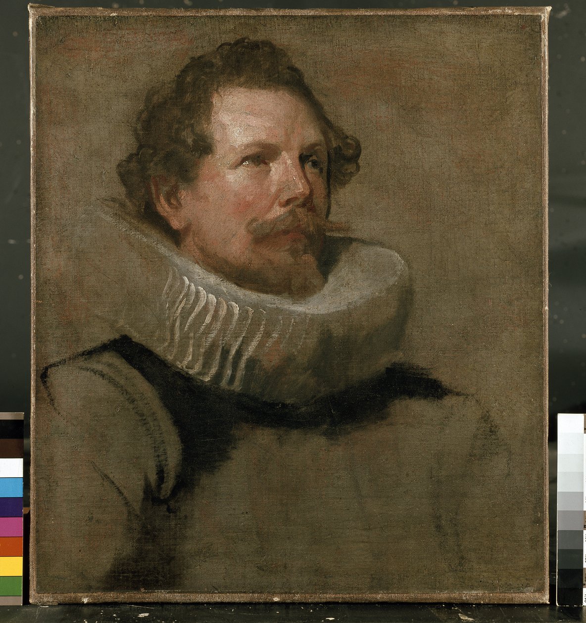 Portrét muže s mlýnským límcem, 17. století od Anthony van Dyck