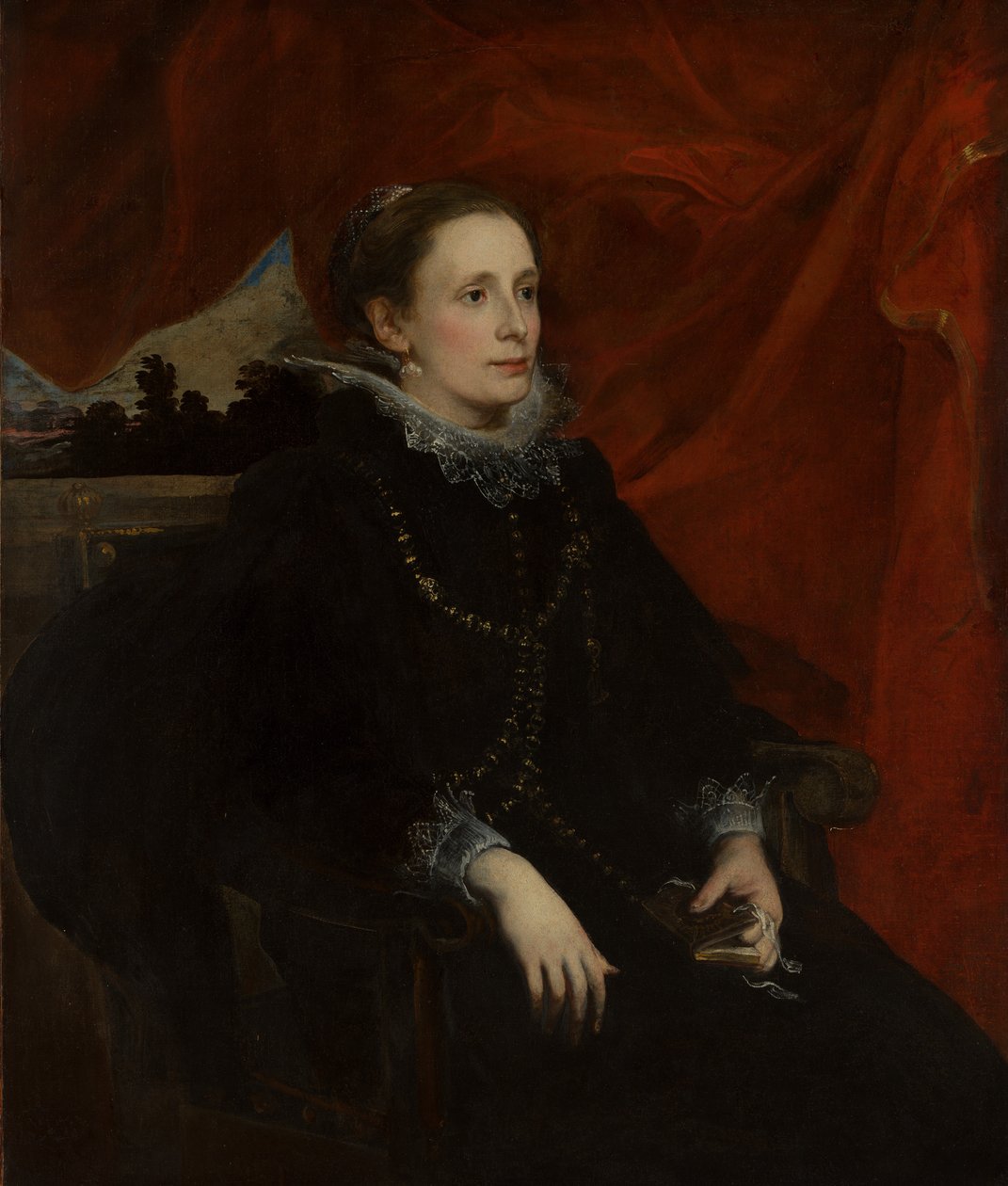 Portrét ženy, zvané Marchesa Durazzo, pravděpodobně ca. 1622-25. od Anthony van Dyck