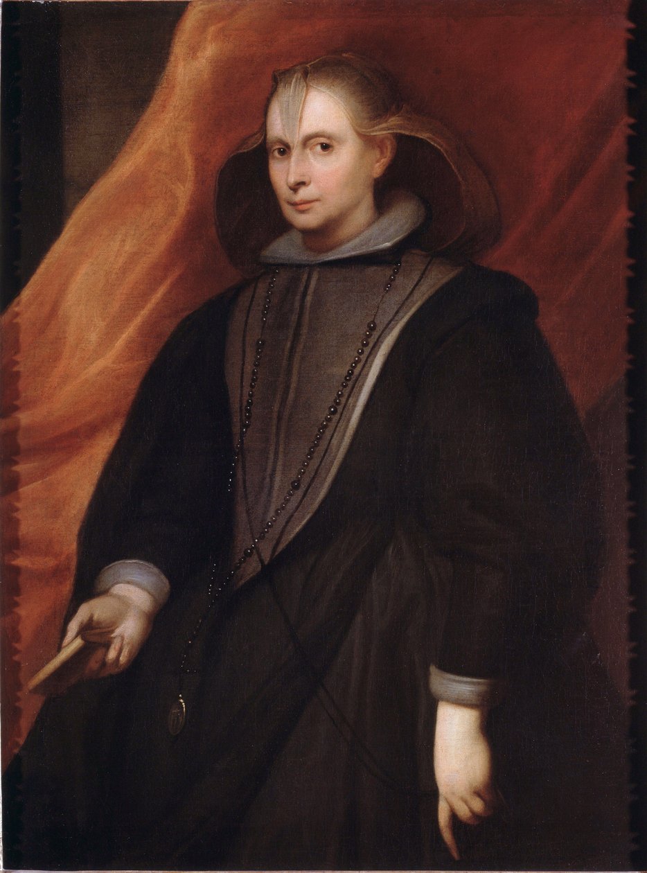Portrét dámy z Janova (olej na plátně od Anthony van Dyck