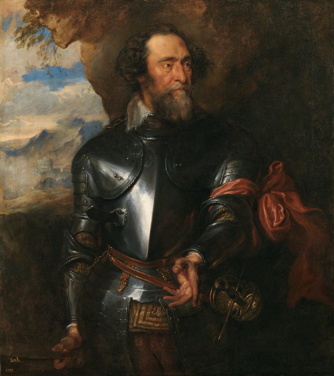 Portrét hraběte Hendrika van den Bergha (1573-1638) od Anthony van Dyck