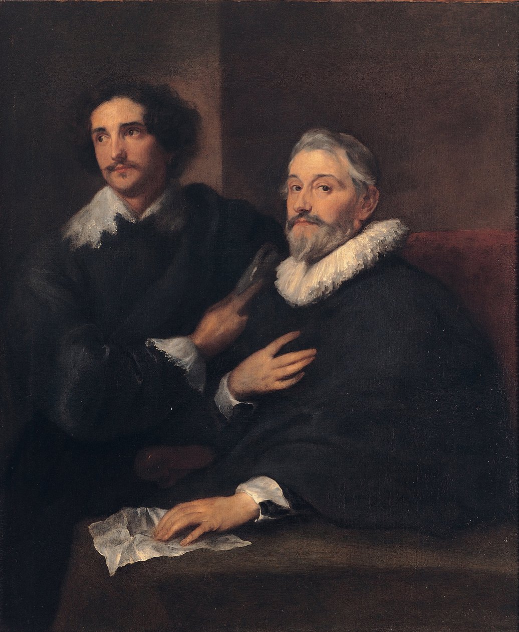 Portrét bratří de Wael, c. 1620-1630 od Anthony van Dyck
