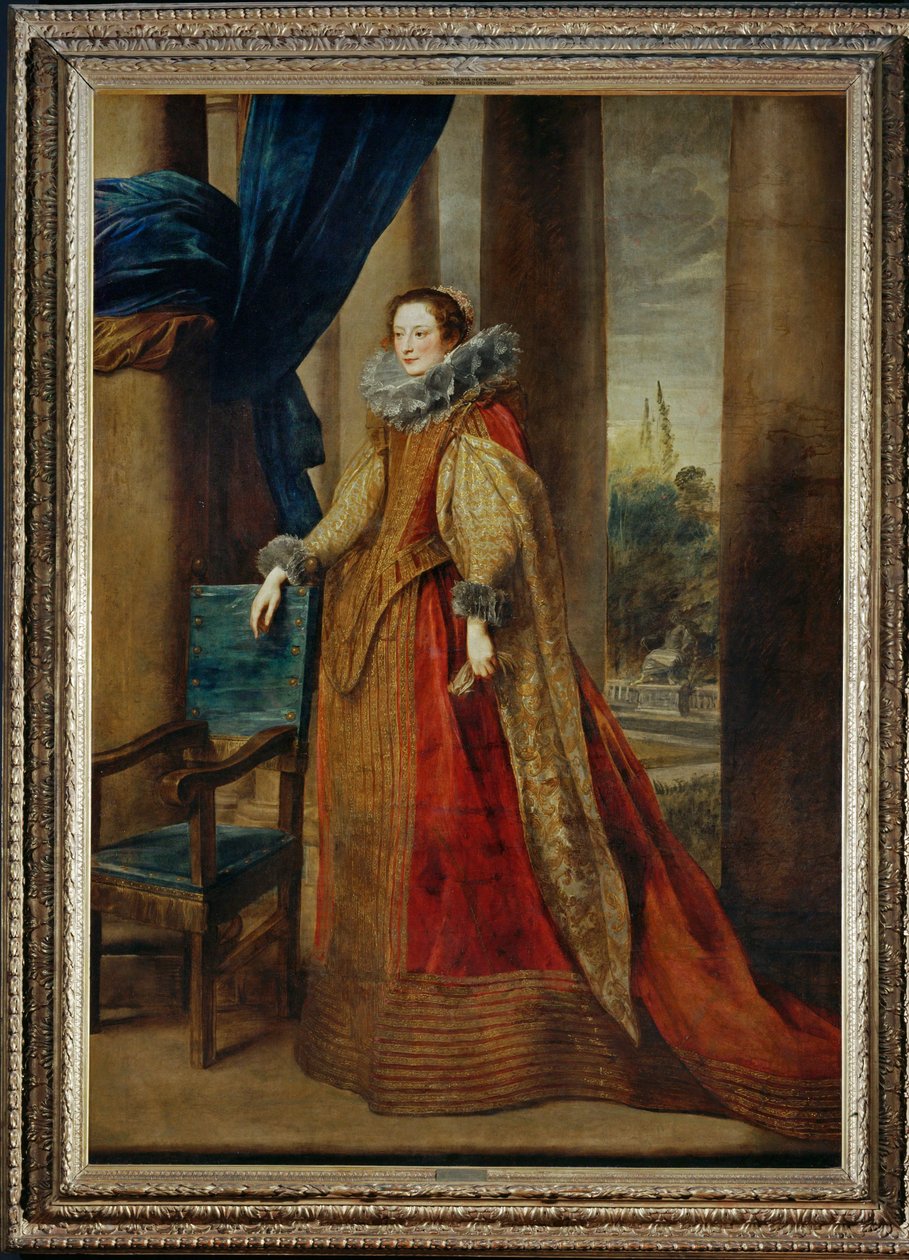 Předpokládaný portrét markýzy Jeronimy Spinola-Doria ... od Anthony van Dyck