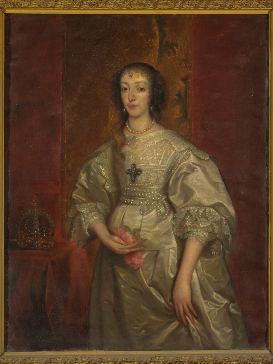 Portrét Henrietty Marie (1609-1699), královny Anglie od Anthony van Dyck