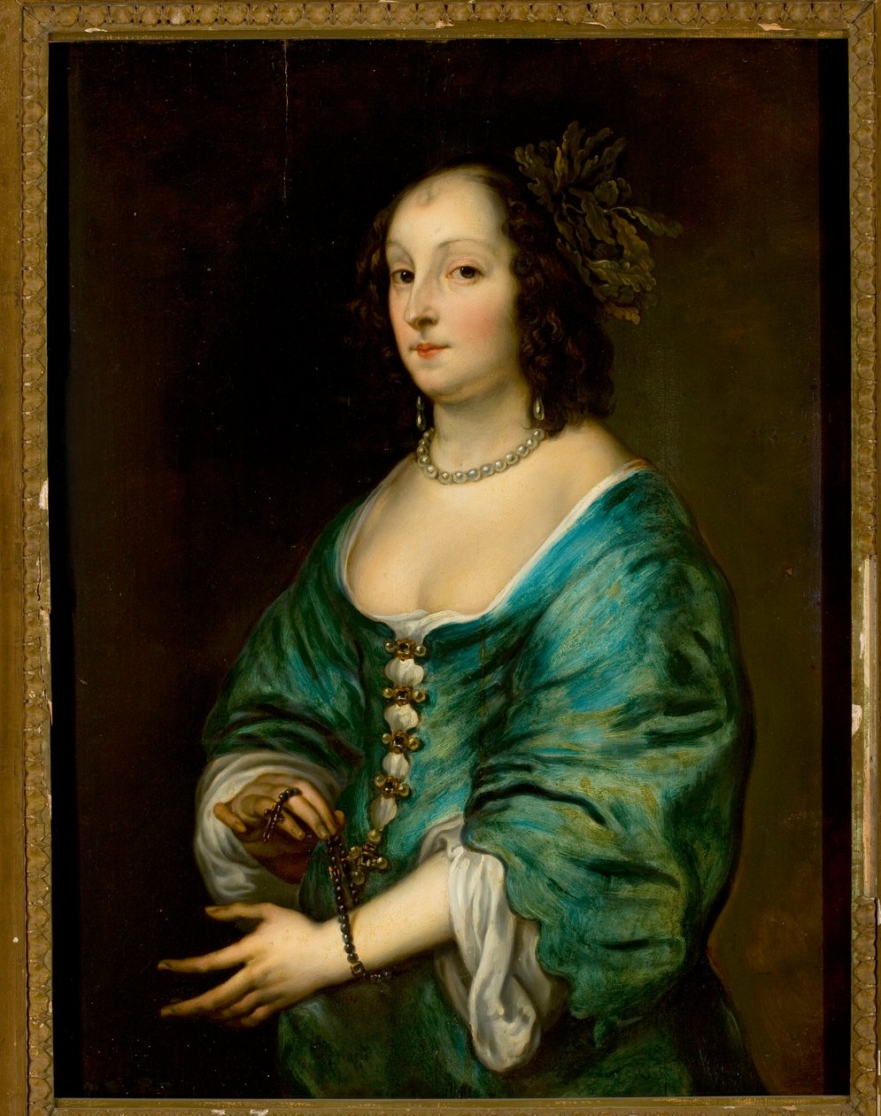 Portrét Mary Ruthvenové, manželky umělce od Anthony van Dyck