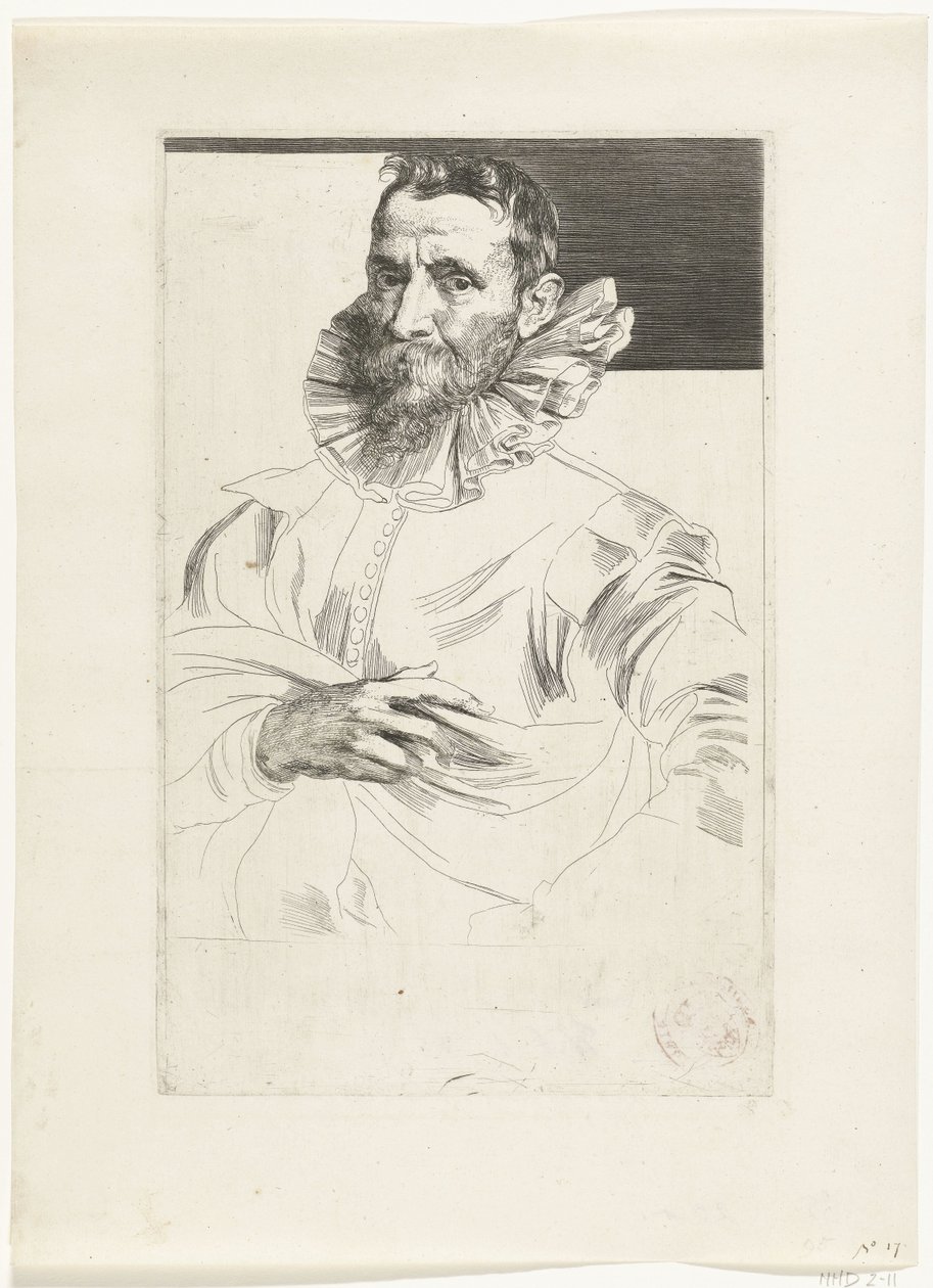 Portrét Jana Brueghela Staršího od Anthony van Dyck