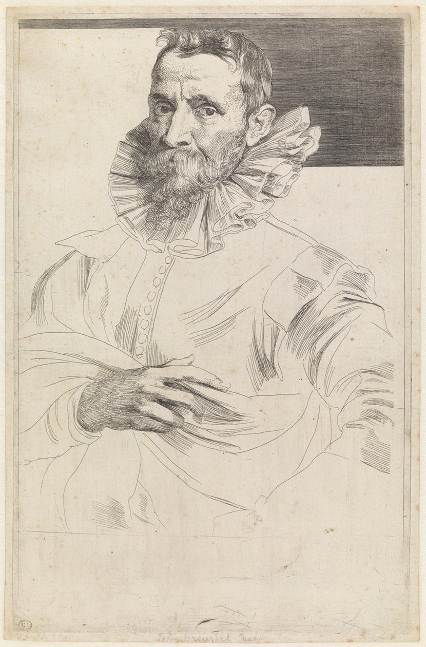Portrét Jana Brueghela staršího od Anthony van Dyck