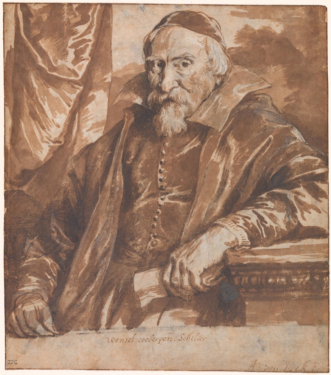 Portrét Wenzela Coebergera (Coeberghera) od Anthony van Dyck