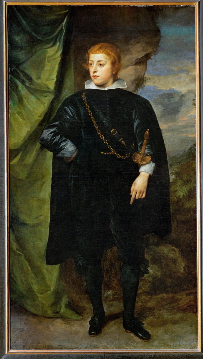 Kníže Karel Ludvík Falcký, syn "zimního krále" Fridricha V. (olej na plátně) od Anthony van Dyck