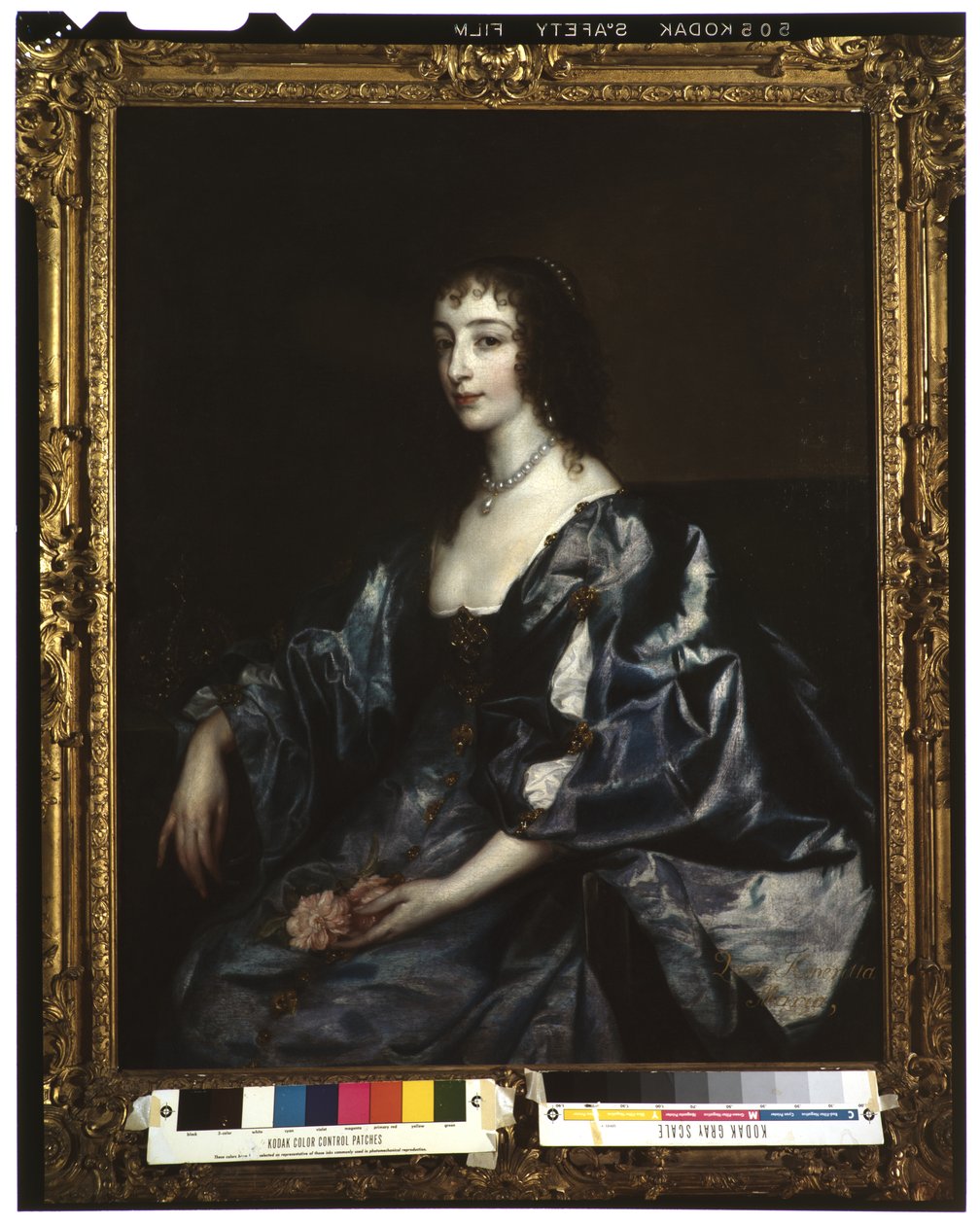 Anglická královna Henrietta Maria, kolem 1636-38 od Anthony van Dyck