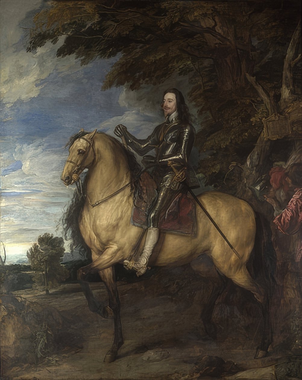 Jezdecký portrét Karla I. kolem roku 1637-38 od Anthony van Dyck