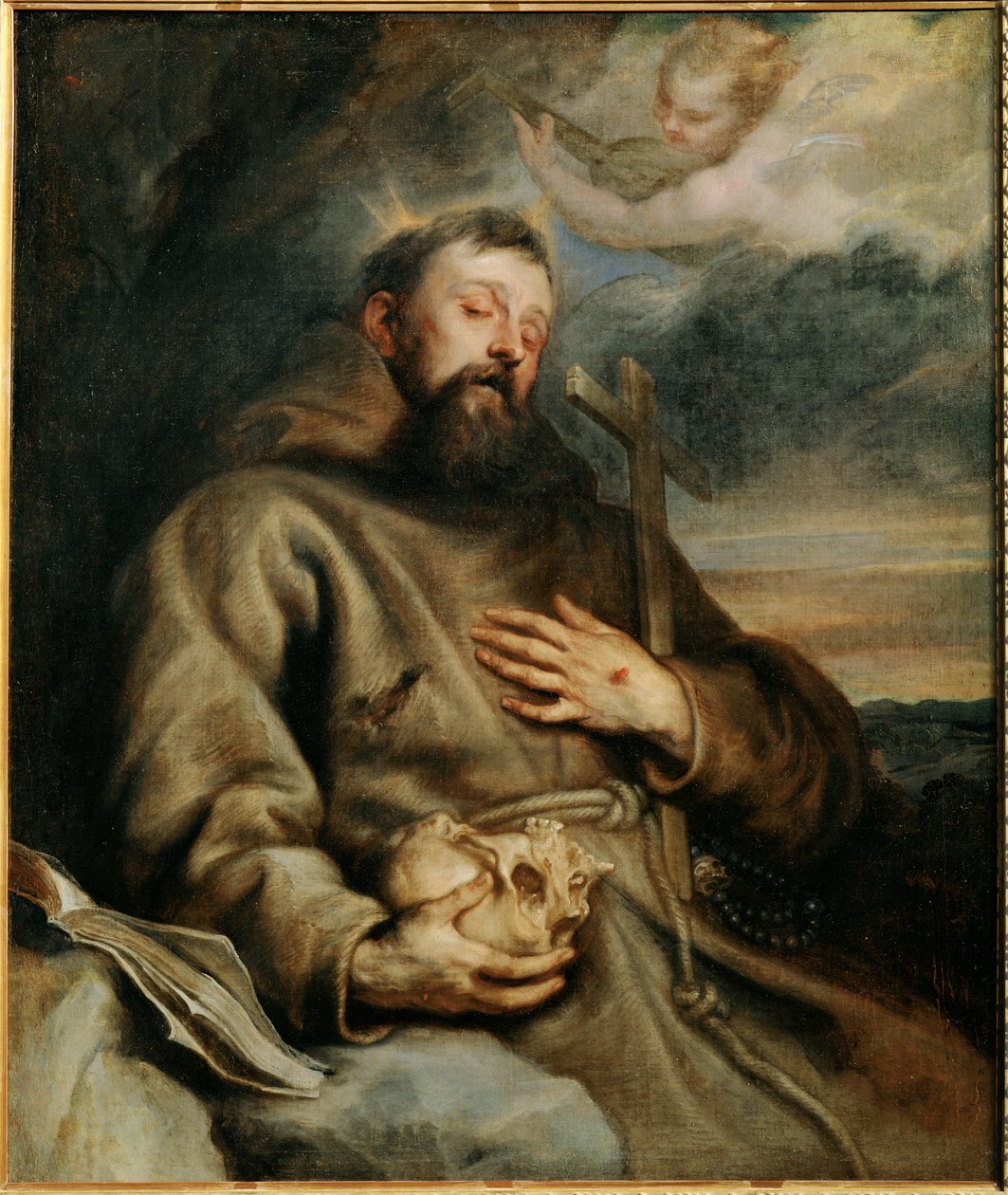 Svatý František z Assisi (malba na plátně) od Anthony van Dyck