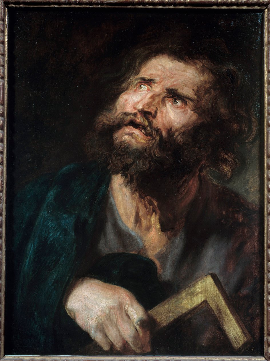 Svatý Juda Zastoupení apoštola Svatý Juda z Thaddee. Obraz Antona van Dycka (1599-1641) od Anthony van Dyck