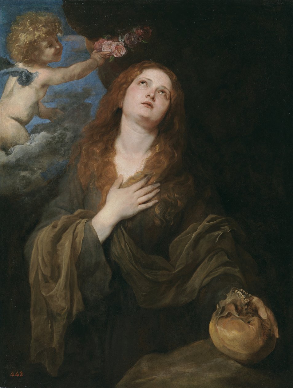 Svatá Rozálie od Anthony van Dyck