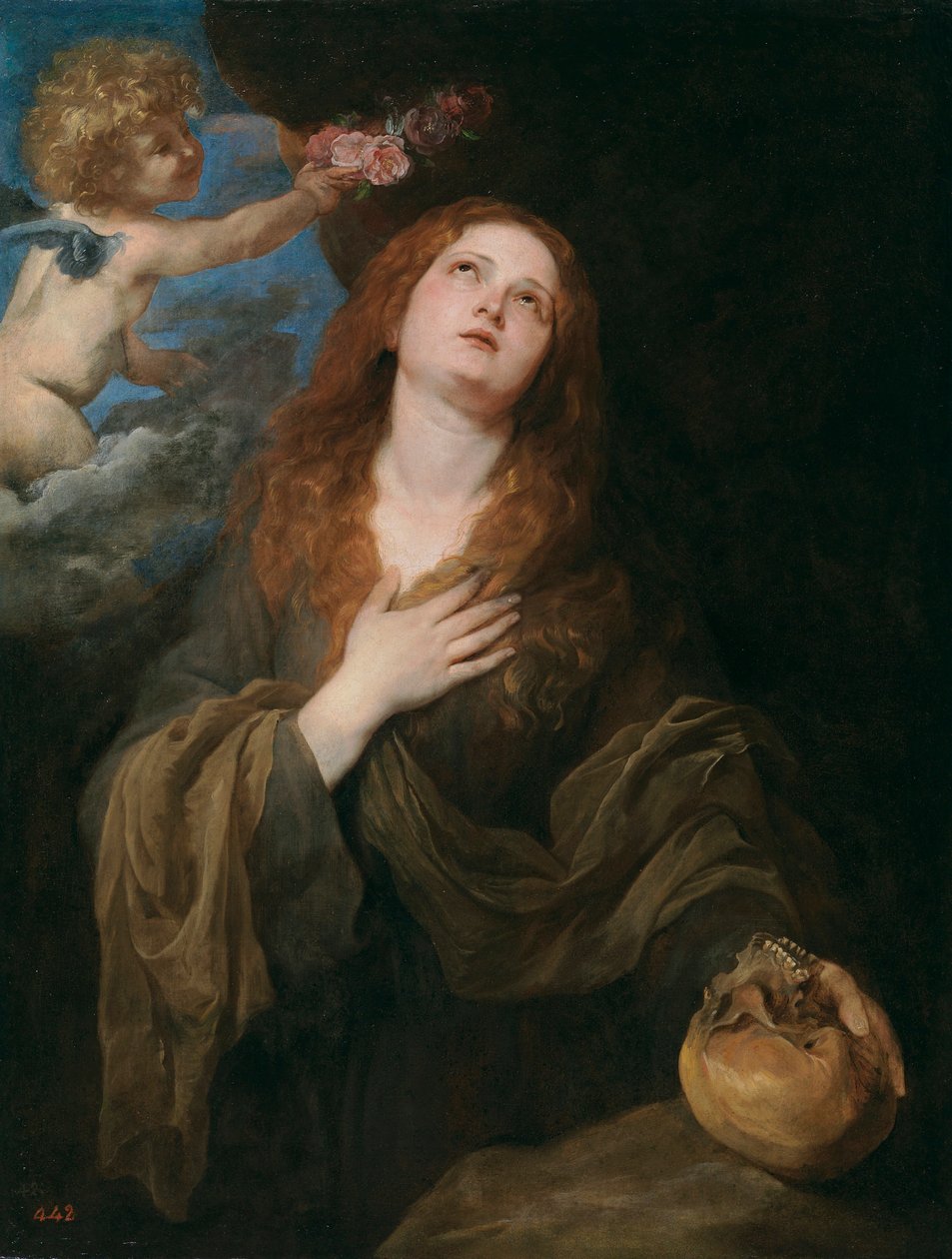 Svatá Rozálie od Anthony van Dyck