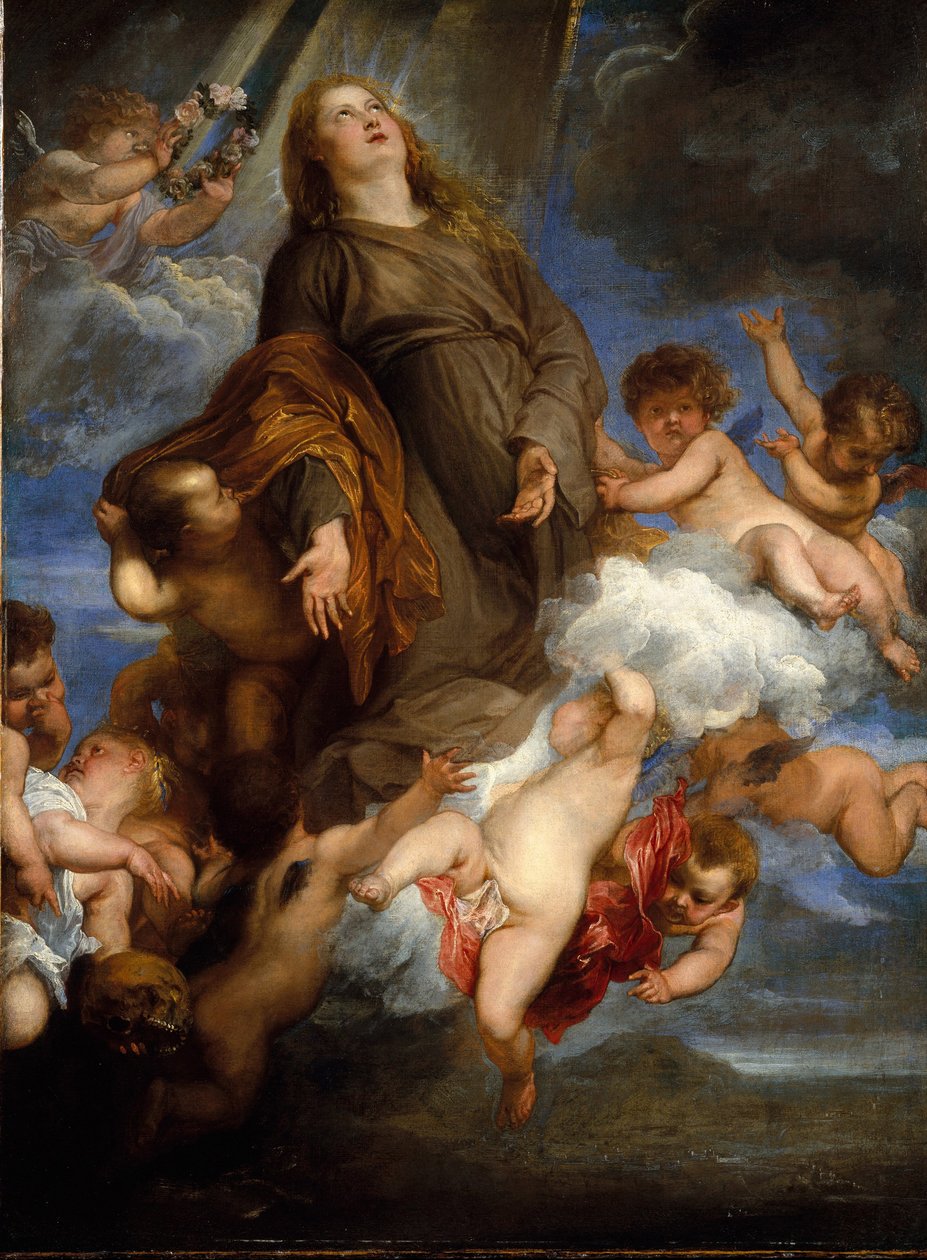 Svatá Rozálie se přimlouvá za morem zasažené Palermo, 1624 od Anthony van Dyck