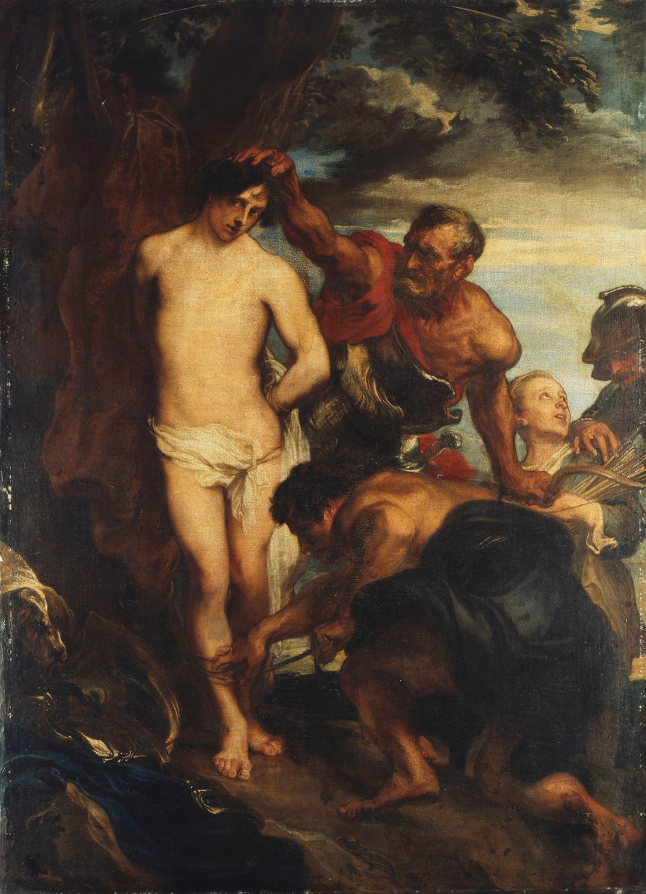 Svatý Šebestián připravený na mučednictví, kolem roku 1622 od Anthony van Dyck