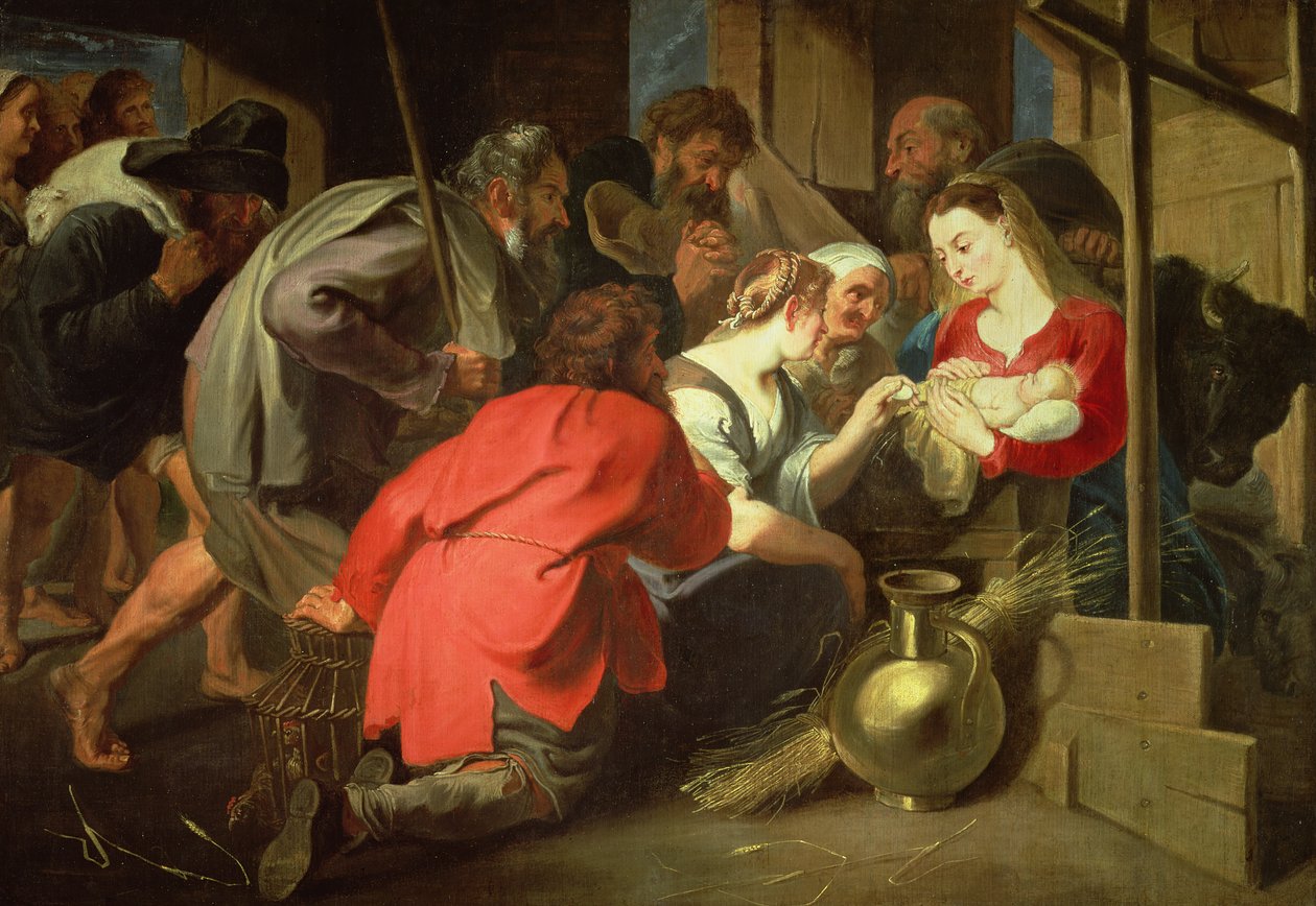 Klanění pastýřů, kolem 1616-18 od Anthony van Dyck