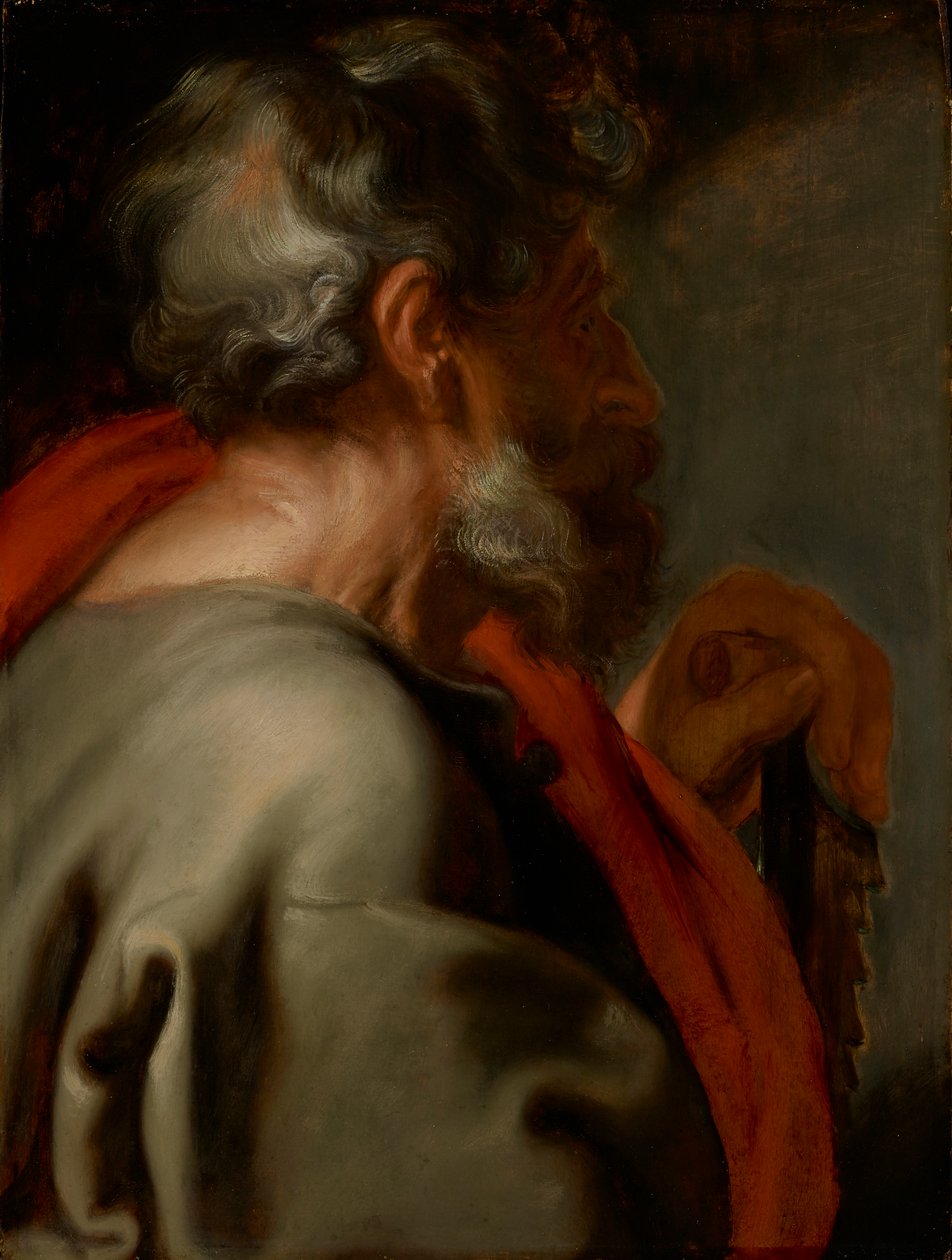 Apoštol Simon, kolem roku 1618 (olej na panelu) od Anthony van Dyck