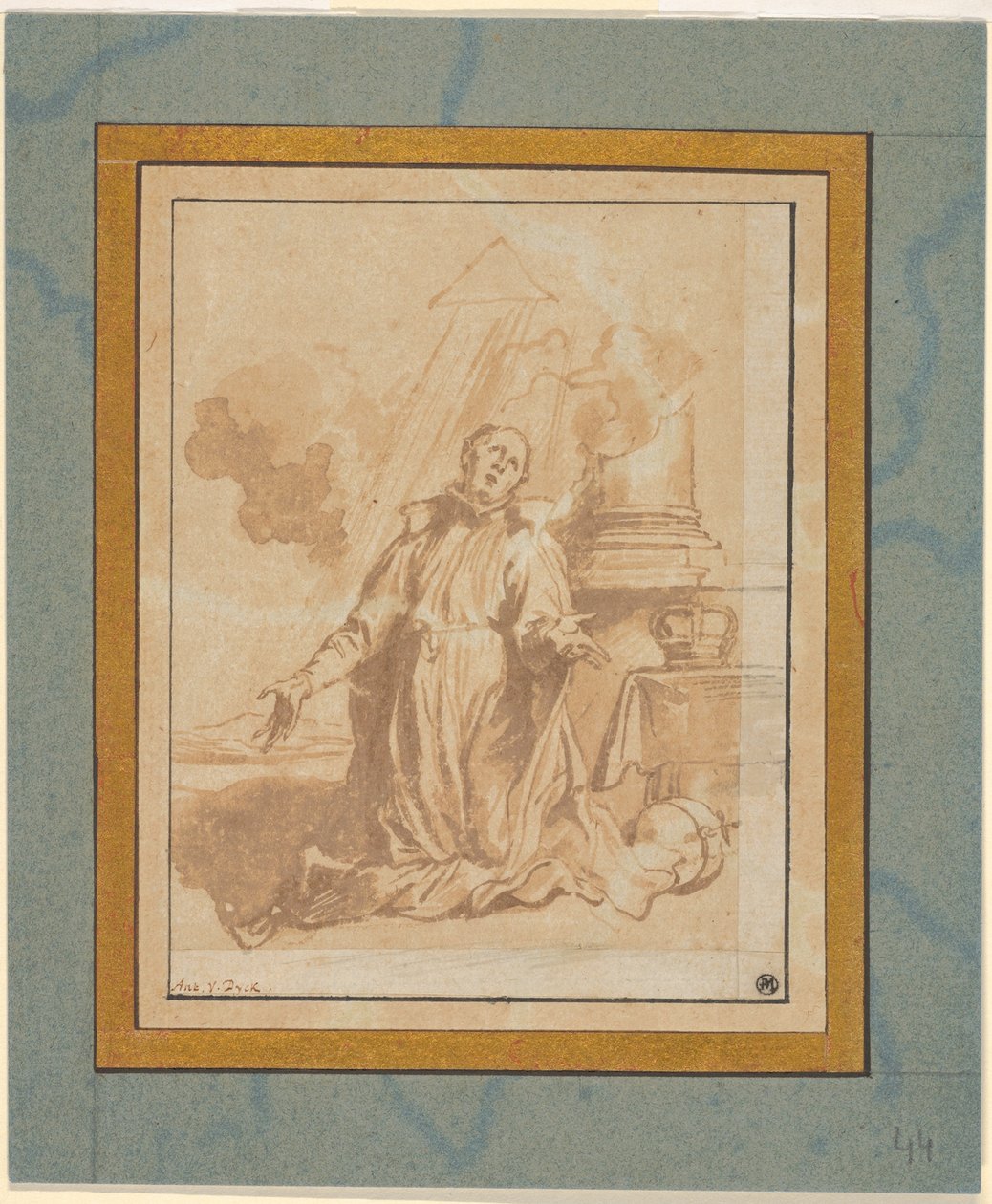 Der selige Aloysius Gonzaga in Ekstase od Anthony van Dyck