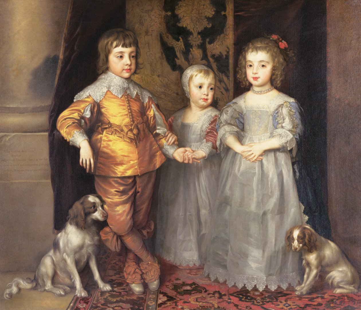 Děti anglického krále Karla I. (1600-49) a královny Henrietty Marie (1609-69), 1637 od Anthony van Dyck