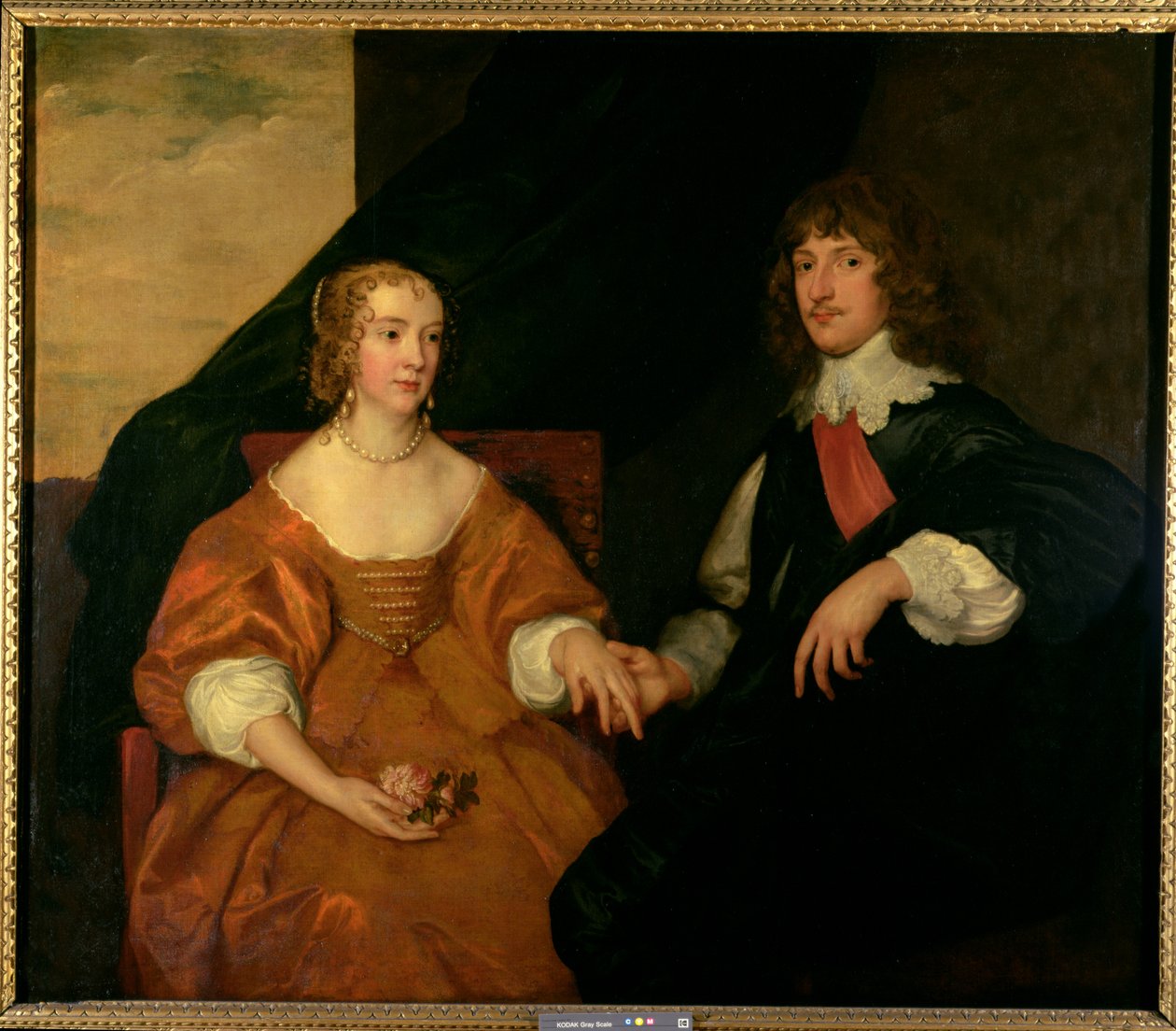 Hrabě a hraběnka z Bedfordu od Anthony van Dyck