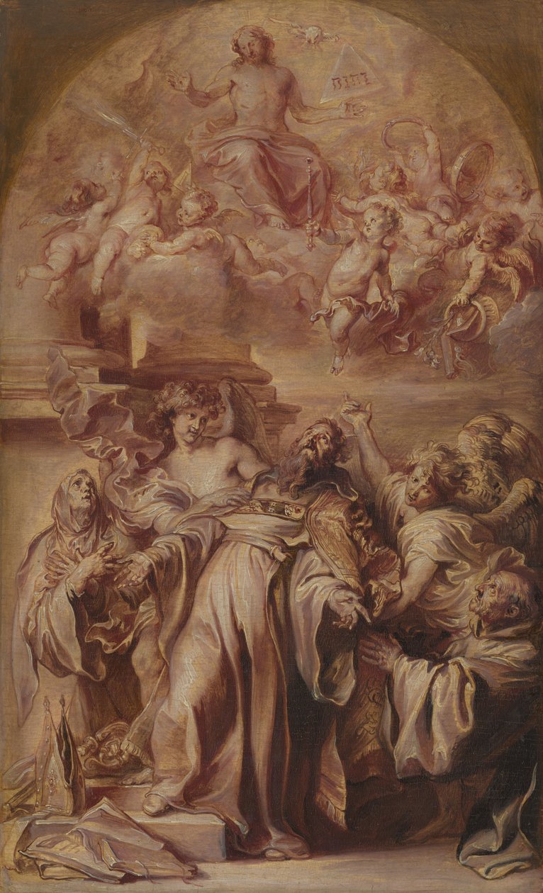 Extáze svatého Augustina od Anthony van Dyck