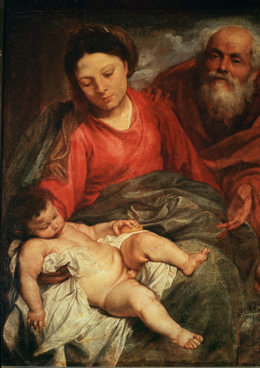 Svatá rodina (malba na plátně) od Anthony van Dyck