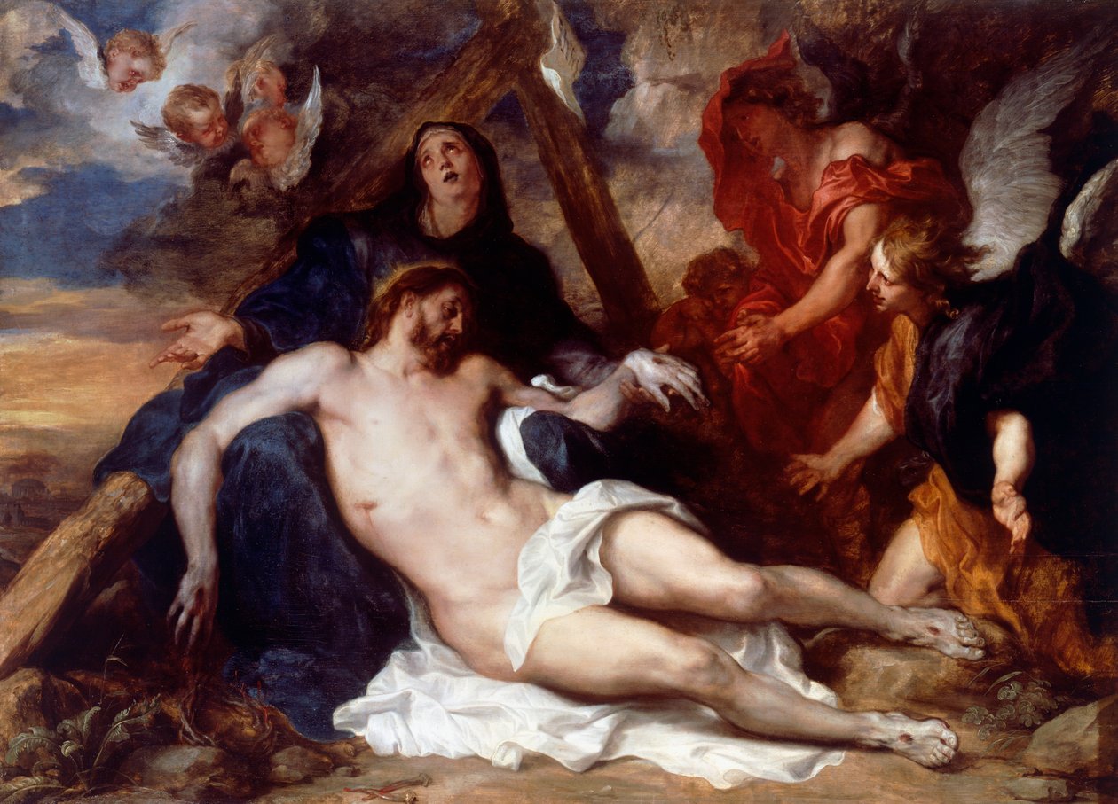 Oplakávání Krista od Anthony van Dyck