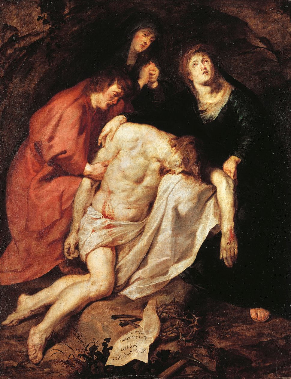 Oplakávání Krista, c.1616/17 (olej na plátně) od Anthony van Dyck