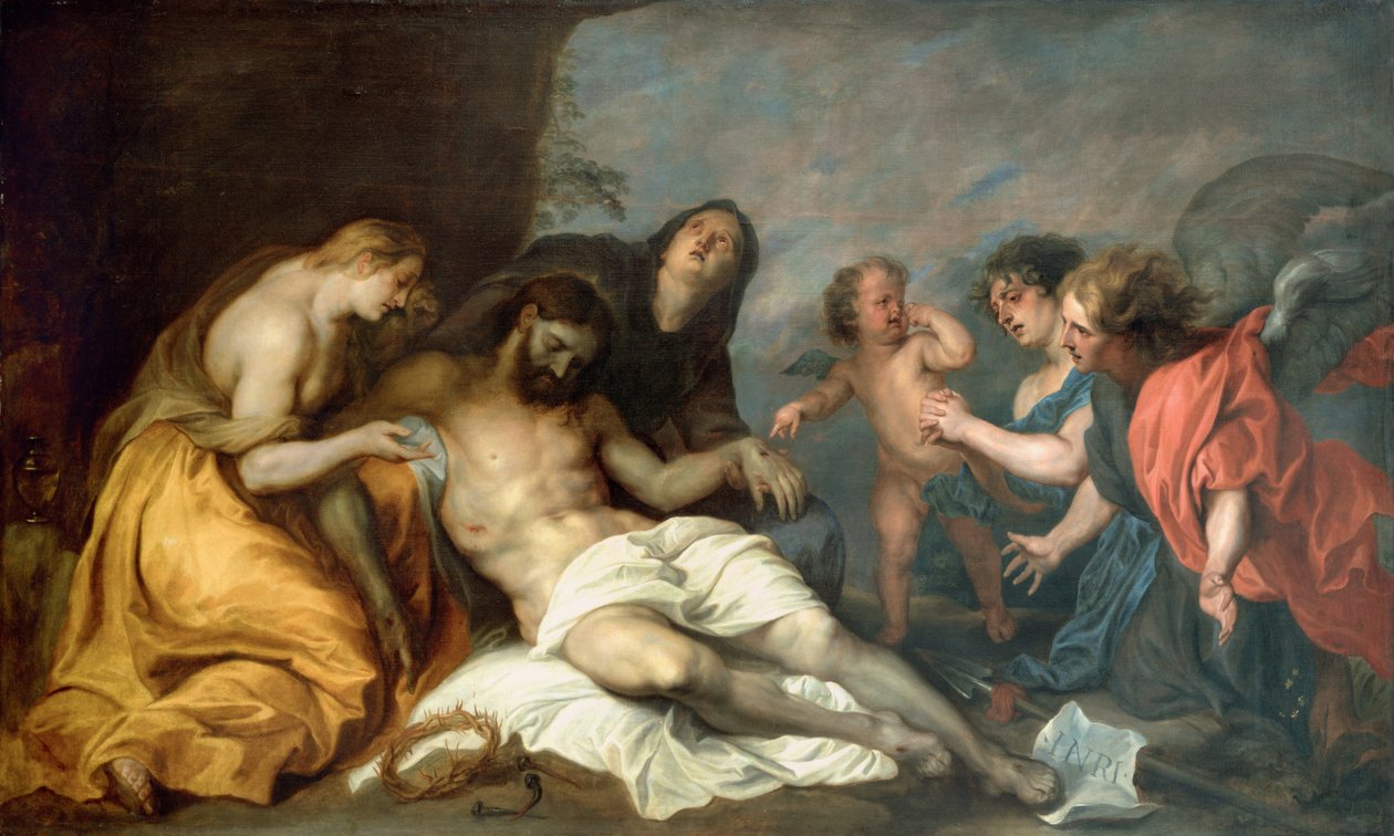 Oplakávání nad Kristem, cca 1637-1640 od Anthony van Dyck