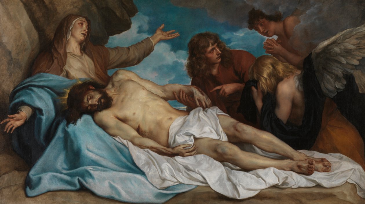 Oplakávání nad mrtvým Kristem od Anthony van Dyck