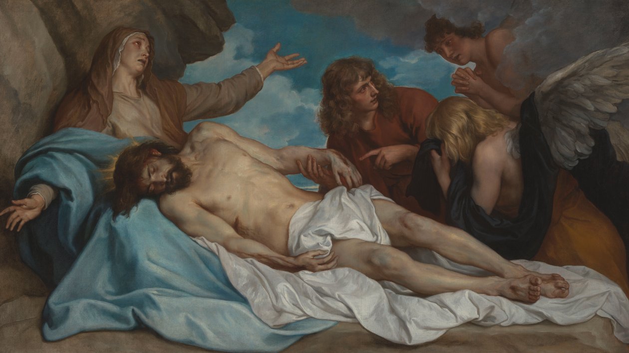 Oplakávání mrtvého Krista od Anthony van Dyck