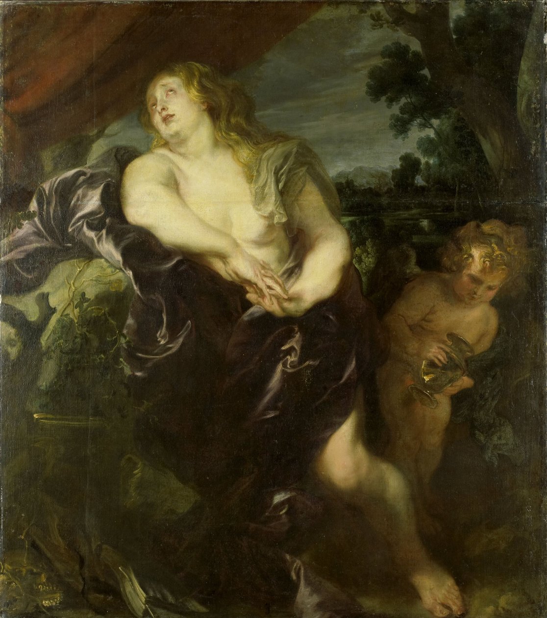 Kajícnice Marie Magdalena, 1620-35 od Anthony van Dyck