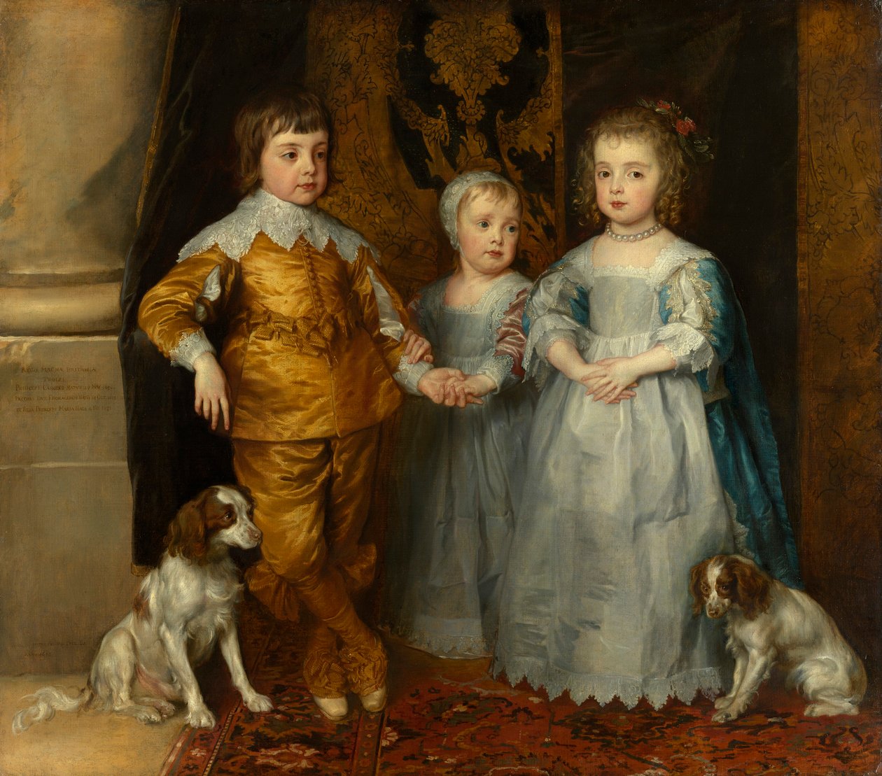 Tři nejstarší děti Karla I. od Anthony van Dyck